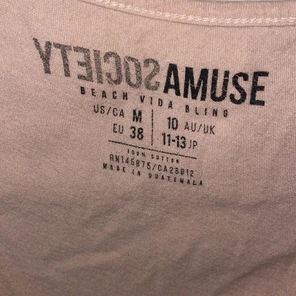 Amuse Society / Buckle Sun chaser Blush Rosewater Racerback tank top - Picture 8 of 12